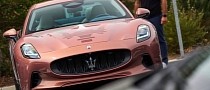 2023 Maserati GranTurismo Folgore EV Photographed Uncamouflaged