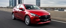 2023 Mazda2 Hatchback and Sedan Detailed for Australia, Priced at 22,410 Aussie Dollars