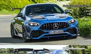 2023 Mercedes-AMG C 63 Black Series Spectacularly Returns, Albeit in CGI Form