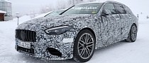 2023 Mercedes-AMG C 63 Wagon Spied in Production Spec, Still Camouflaged