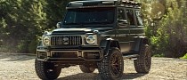 2023 Mercedes-AMG G 63 4×4² Hits the Vossen Gym for Leg Day