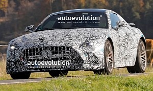 2023 Mercedes-AMG GT Edition 1 Spied for the First Time With Fixed Rear Wing