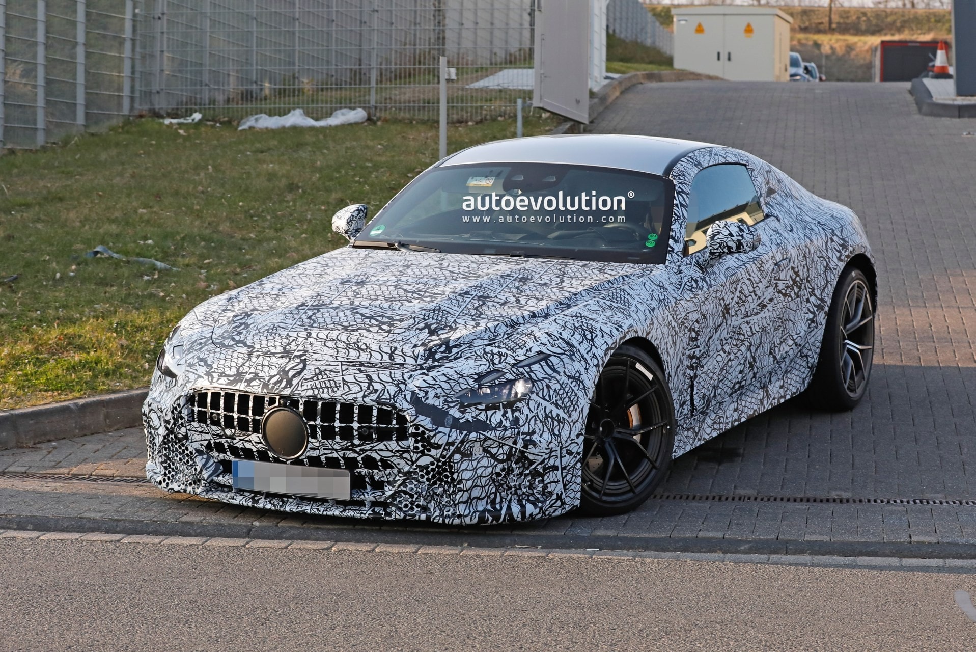 2023 Mercedes-AMG GT Prototype Spied Near the Nurburgring in Full