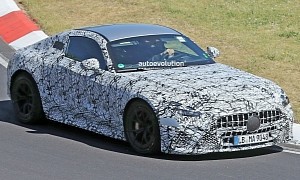 2023 Mercedes-AMG GT Spied at the Nurburgring With Seating for Four
