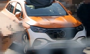 2023 Mercedes-Benz EQE SUV Spied Uncamouflaged With Blobby Design