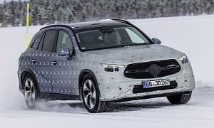 2023 Mercedes-Benz GLC Winter Testing in Sweden Gets Ready for Debut