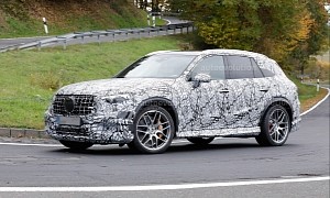 2023 Mercedes GLC Spied in 43 and 63e Versions