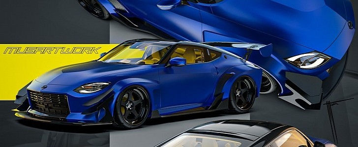 2023 Nissan Z Full Race Mode rendering by musartwork