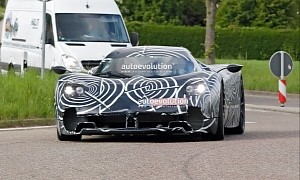 2023 Pagani C10 Hypercar Spied for the First Time With Production Body