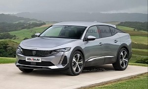 2023 Peugeot 4008 Gunning for Sexiest French Crossover Crown, Render Fills Out Nicely