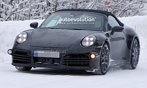 2023 Porsche 911 Cabriolet Facelift Spied for the First Time, Has Minimal Camo