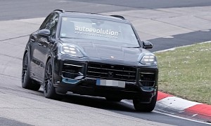 2023 Porsche Cayenne Facelift Spied on the Nurburgring, Is Ready to Rumble
