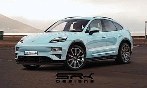 2023 Porsche Macan EV Drops Thick Camouflage, Becomes Digital Taycan SUV