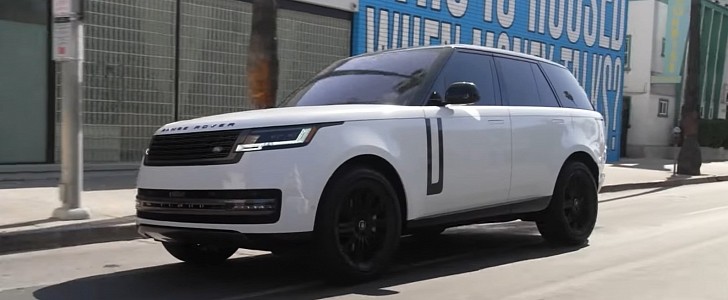 2023 Range Rover review before white to black wrap swap by RDB LA