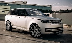 2023 Range Rover Flaunts Posh Satin Silver ‘Aluminum’ Wrap and Brushed RDB 24s