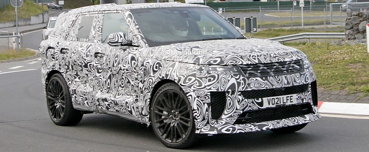 2023 Range Rover Sport SVR Spied With the Beating Heart of the BMW X5 M  Under the Hood - autoevolution