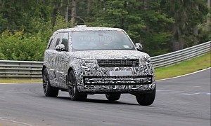 2023 Range Rover Spotted While Testing on the Nurburgring