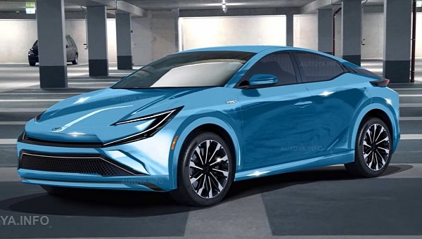 2023 Toyota Prius Hybrid Reborn rendering by AutoYa