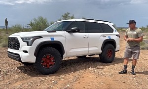 2023 Toyota Sequoia TRD Pro Dons 37-Inch Tires, Doesn't Look Half Bad