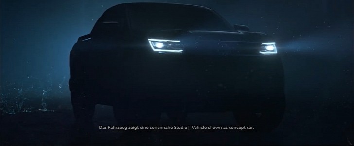 2023 Volkswagen Amarok debut teaser