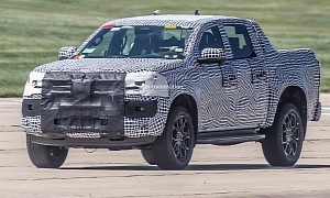 2023 Volkswagen Amarok Spotted With Ford Ranger Underpinnings, Different Styling