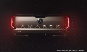 2023 Volkswagen Amarok V6 Teased, Likely Ford's Power Stroke V6 Turbo Diesel