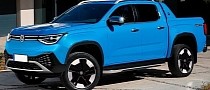 2023 Volkswagen ID.A Is an All-Electric Amarok Design Proposal Gunning for the Rivian R1T
