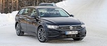2023 Volkswagen Passat Mule Hides Next Generation Under Its Body, Gets Spied