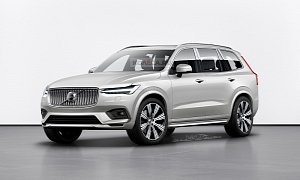2023 Volvo XC100 Rendering Looks Like a Boring Flagship
