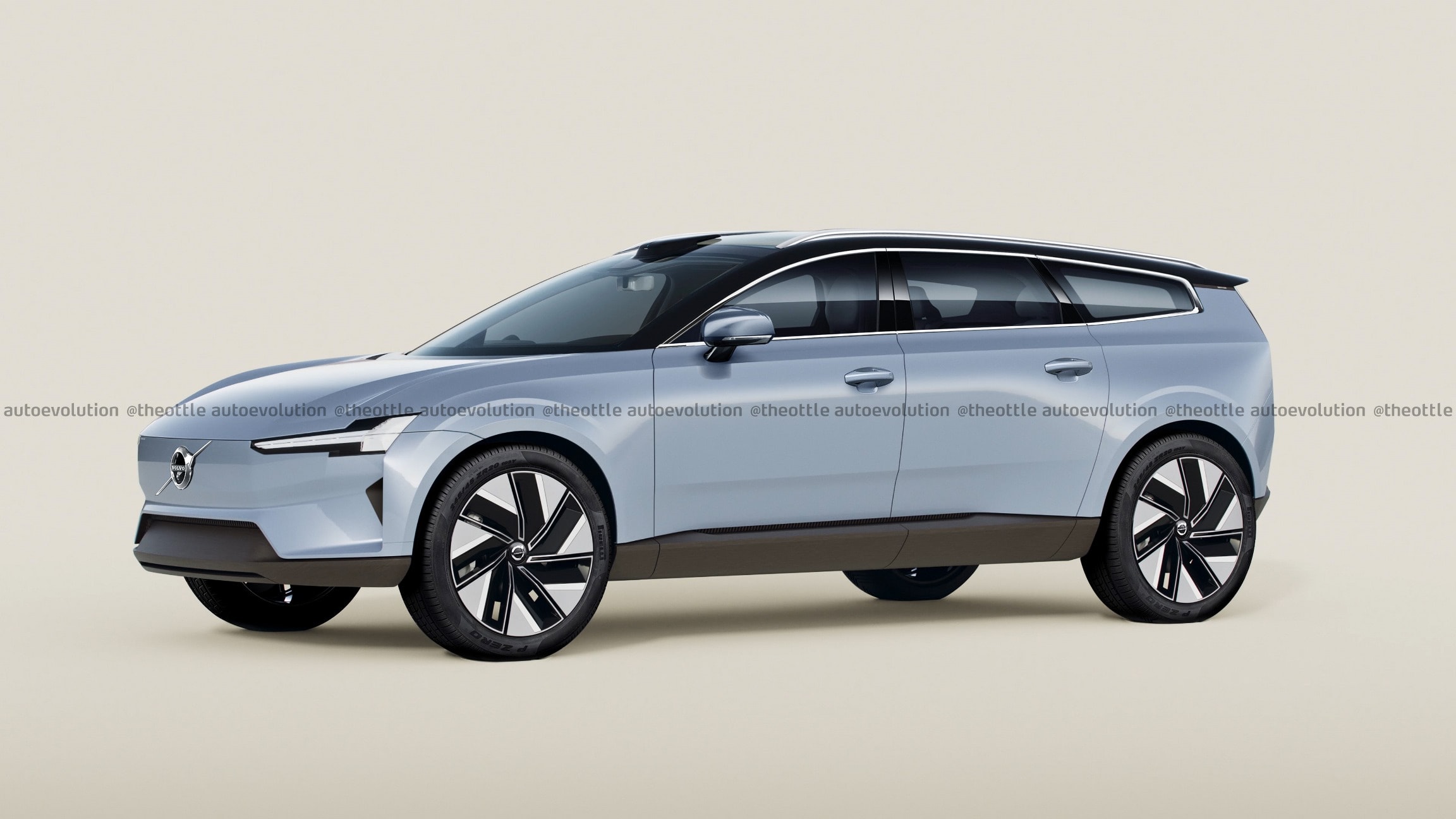 2023 Volvo XC90 Successor Rendered With Concept Recharge Design Traits ...