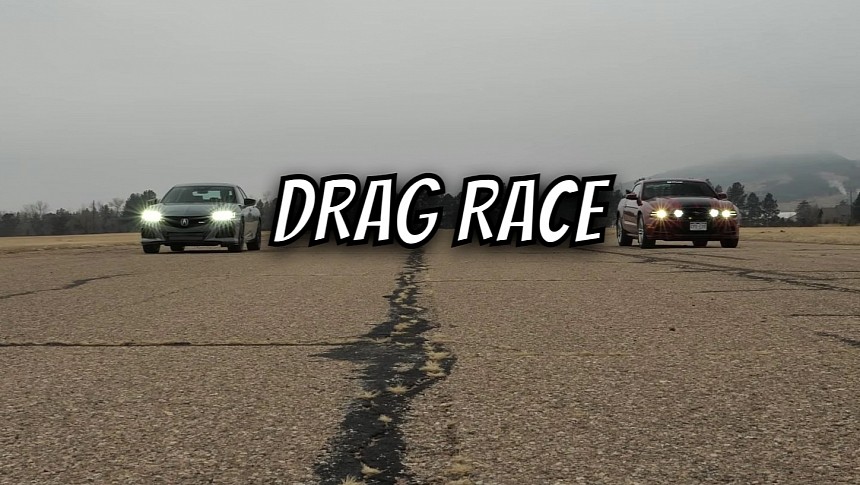 2024 Acura TLX Type S Drag Races S197 Ford Mustang GT