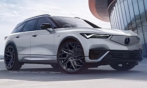 2024 Acura ZDX Gains Virtual Shadow Line and Dark Aftermarket Wheels, Looks Digitally Cool