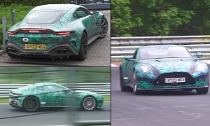 2025 Aston Martin Vantage Facelift Sounds Gnarly During Nurburgring Testing
