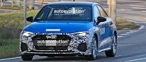 2024 Audi A3 Sedan Facelift Spied for the First Time, Will Get a Slight Makeover