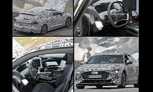 2024 Audi S4 Catches Breath of Fresh Air in the Alps, Reveals One Ugly Steering Wheel
