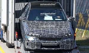 2024 BMW i5 40 and i5 M60 xDrive Spied Getting off the Truck, Looking Sharp