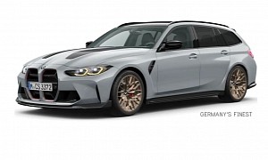 2024 BMW M3 CS Touring Virtually Entices Familists to the World’s Most Powerful Letter