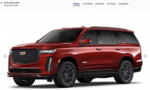 2024 Cadillac Escalade Configurator Goes Live, This Is How Much You Need To Pay for It