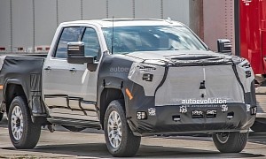 2024 Chevrolet Silverado HD Spied With Updated Cabin, New Headlights