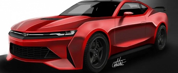 2024 Chevy Camaro ideation sketch by a.c.g_design