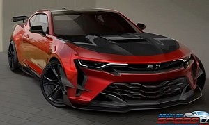 2024 Chevy Camaro Z/28 Forgets About Impending Doom, Seeks Muscle Car CGI Vengeance