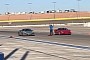 2024 Chevy Corvette E-Ray Drags Ferrari F8 to 60 MPH, Someone Gets Baked 'n Smoked