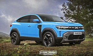 2024 Dacia Duster Coupe SUV Rendering Proposes Sensibly Priced Renault Arkana Alternative