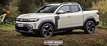 2024 Dacia Duster Pickup Truck Rendered, Base Spec and 3-Door SUV Join the Party