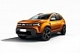 2024 Dacia Duster Rendered With Bigster Concept Design Influences