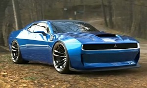 2024 Dodge Challenger “eMuscle” Packs Big CGI Horsepower and Is Burnout-Ready