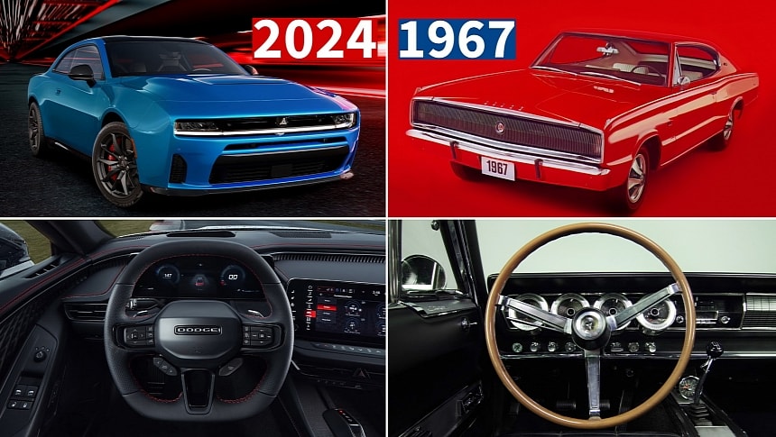 2024 Dodge Charger Coupe vs. 1967 Dodge Charger
