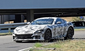 2024 Ferrari F167 Spied, It Still Uses a Roma Body Stretched to Fit a V12