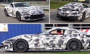 2024 Ferrari F167 Spied Revving Its V12, Production Model Replaces 812 Series