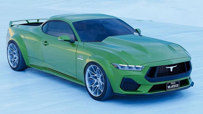 2024 Ford Mustang Becomes a Ute in Fantasy Land, Looks Like a Brand-New ...